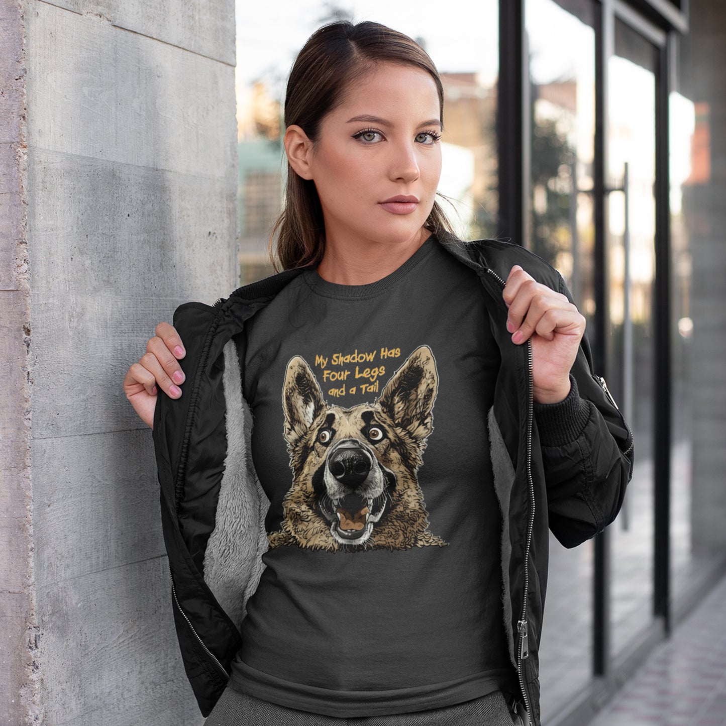 "My Shadow" German Shepherd T-Shirt