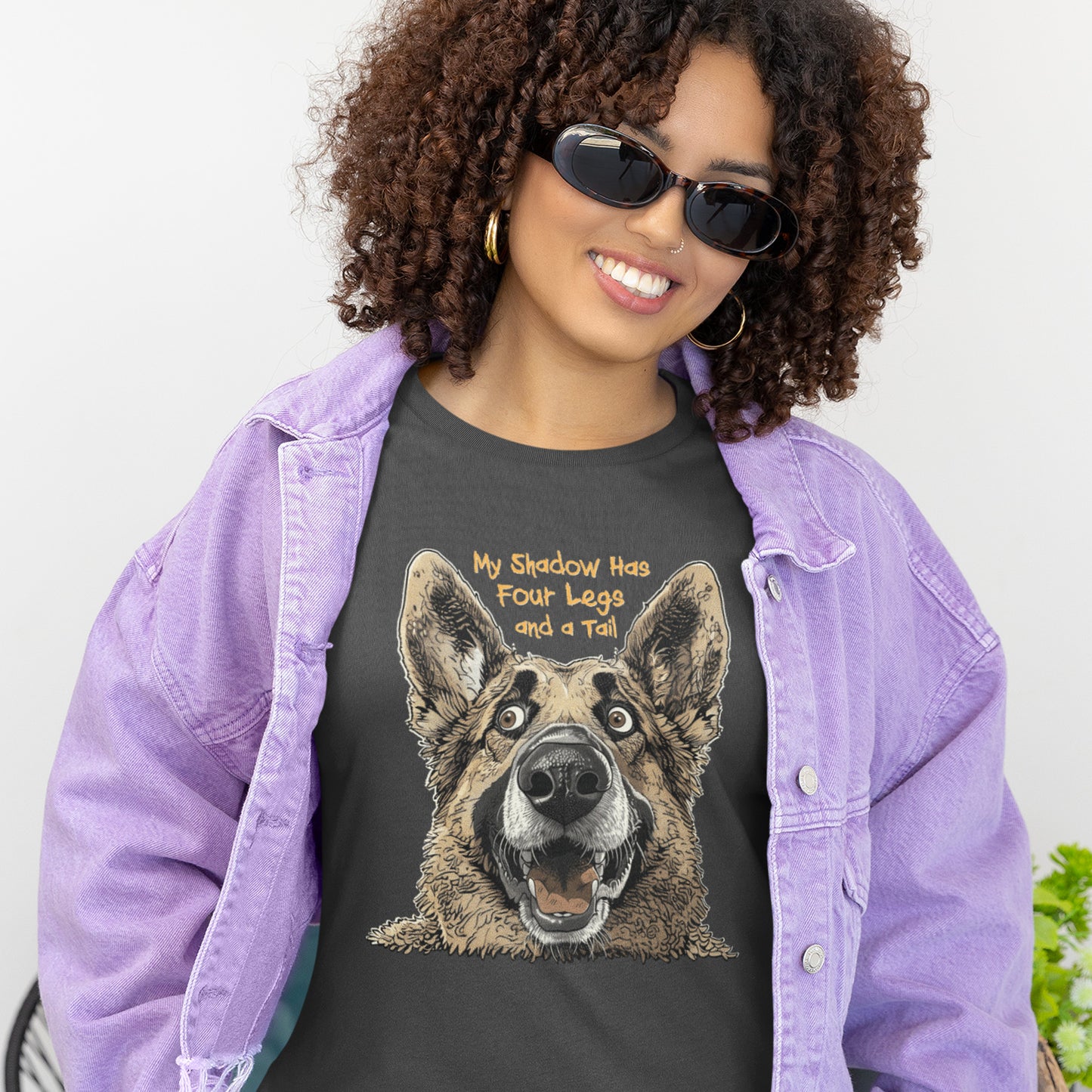 "My Shadow" German Shepherd T-Shirt