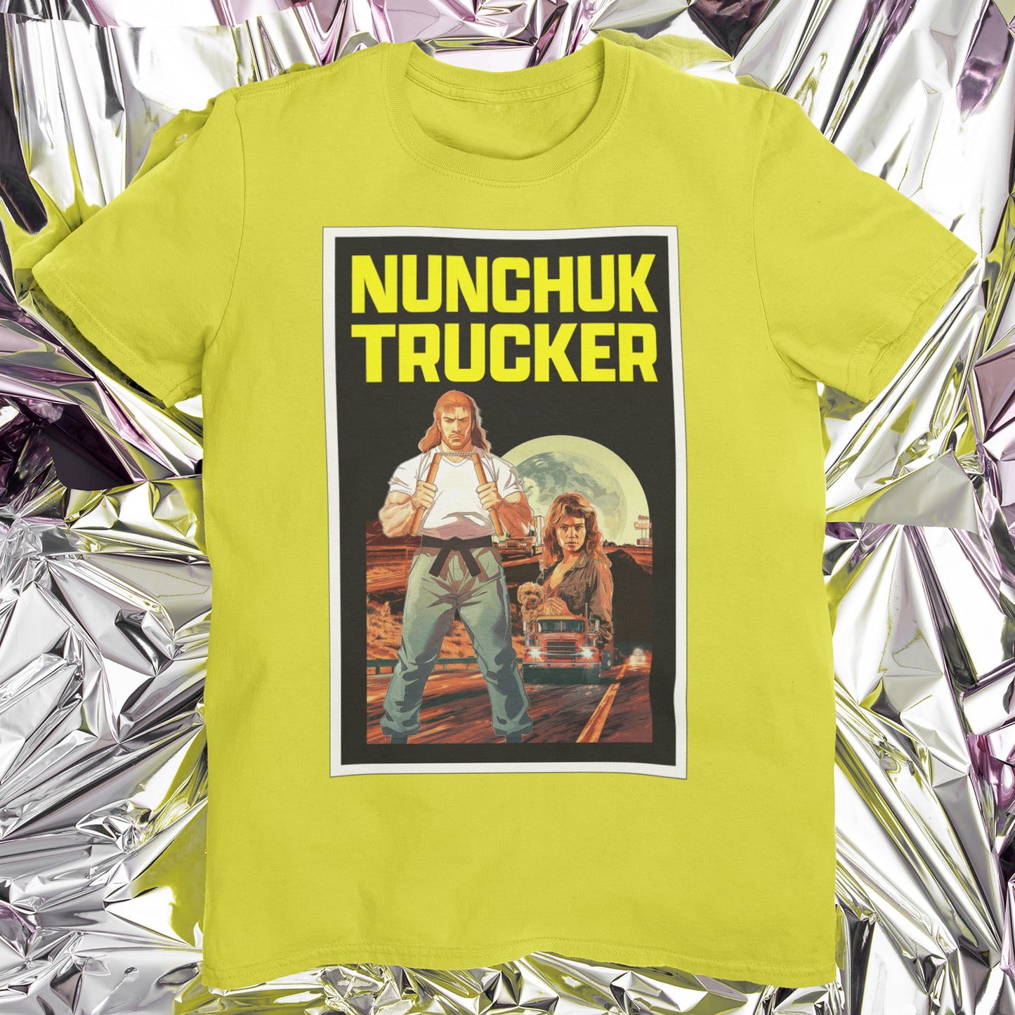 Nunchuck Trucker T-Shirt
