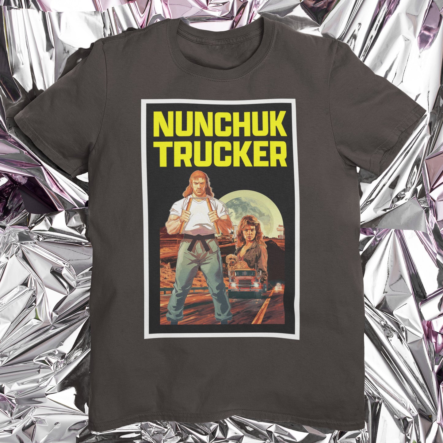Nunchuck Trucker T-Shirt