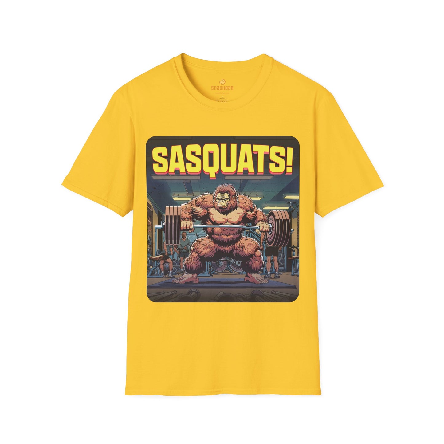 Sasquats Weightlifting Sasquatch T-Shirt