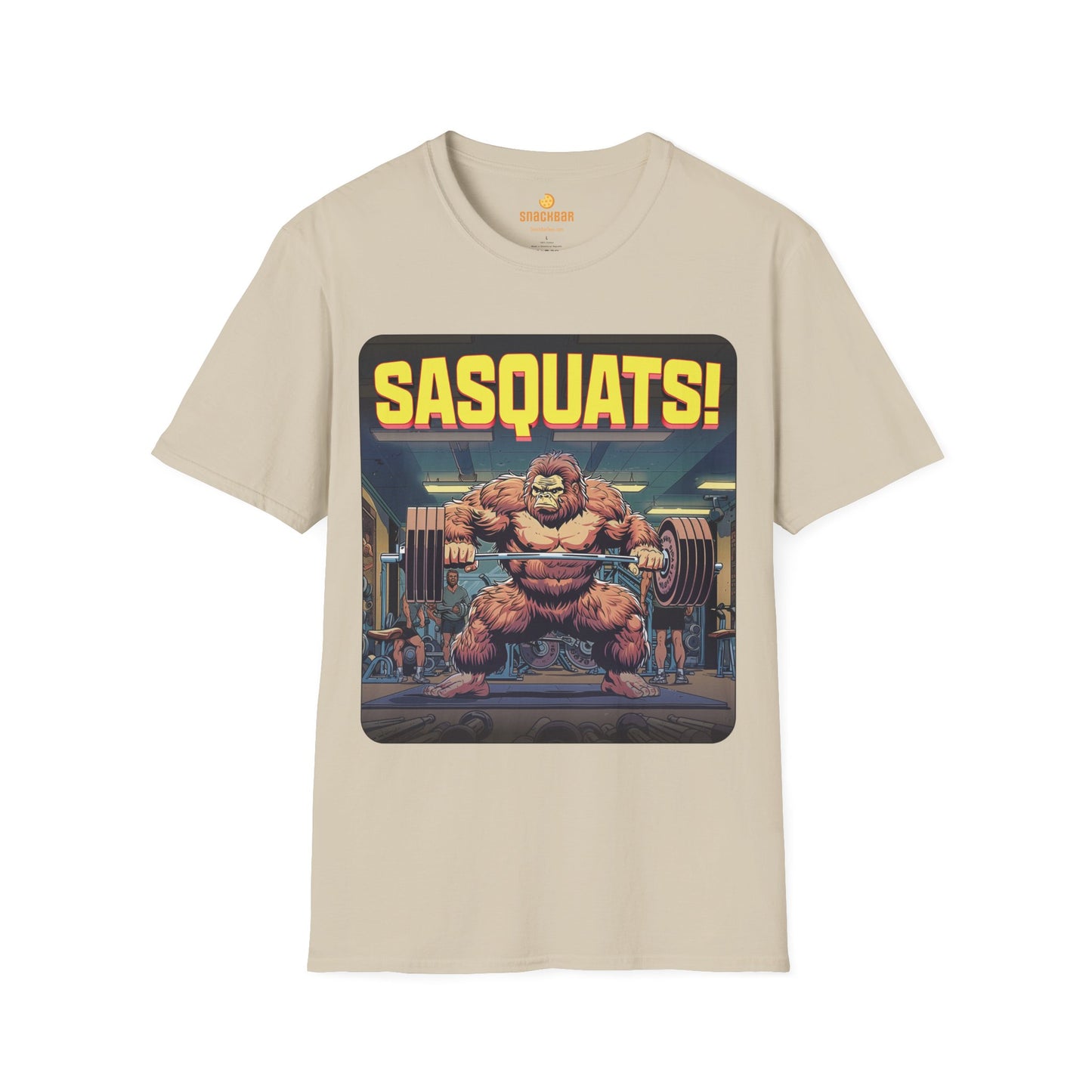 Sasquats Weightlifting Sasquatch T-Shirt