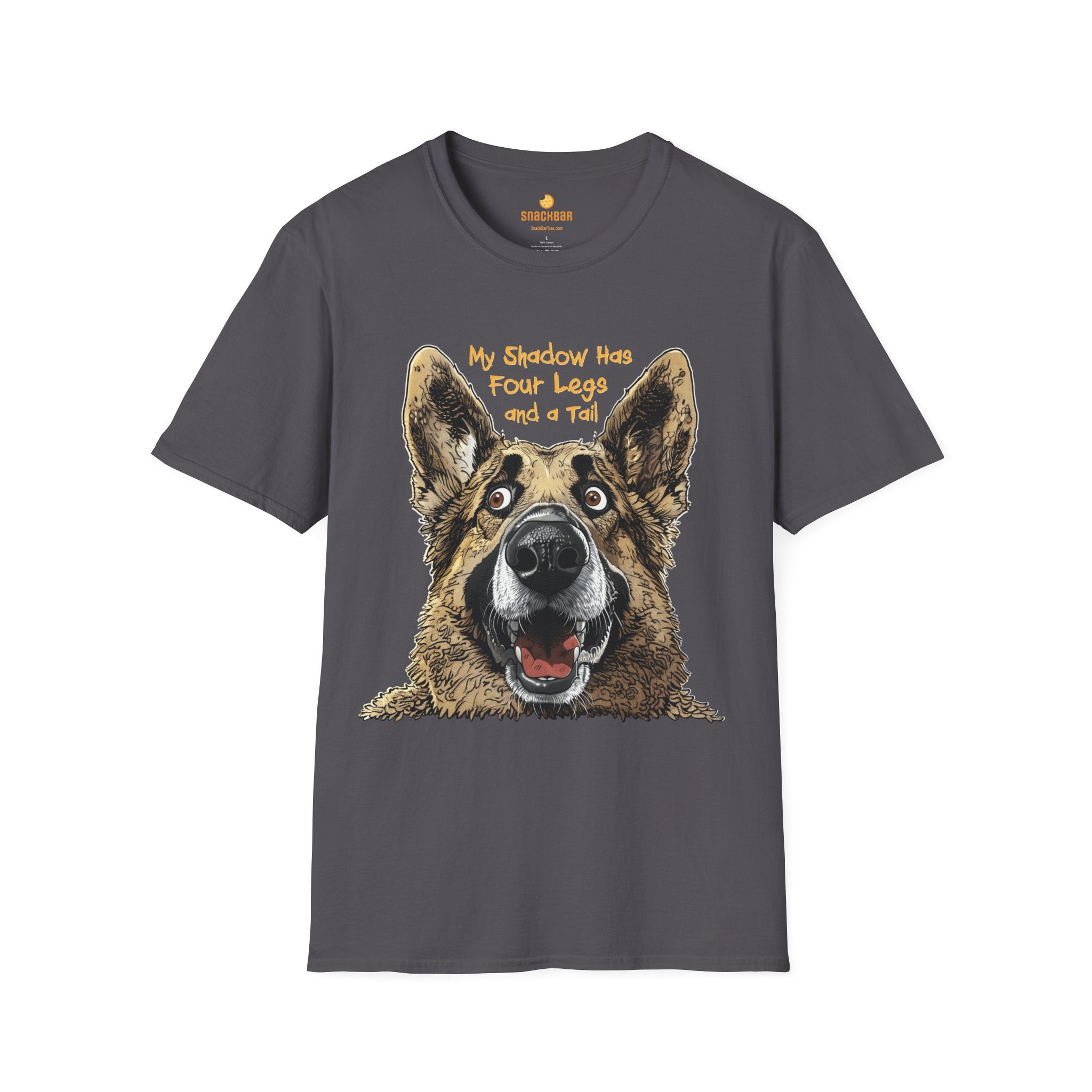 My Shadow German Shepherd T Shirt Snackbar Tees